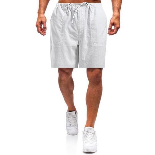 10 Pack Men's Linen Loose Casual Shorts