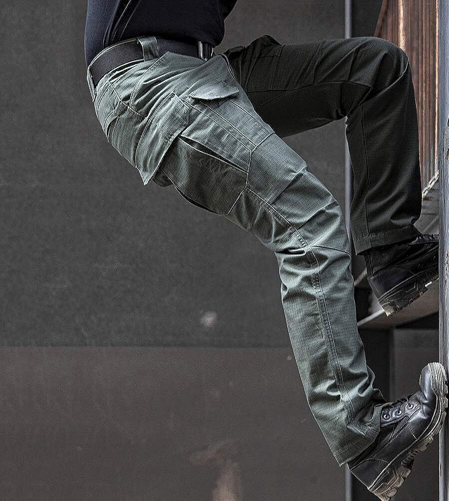 (7 Pants) Men's Outdoor Tactical Pants Rip Stop Lightweight Waterproof Military Combat