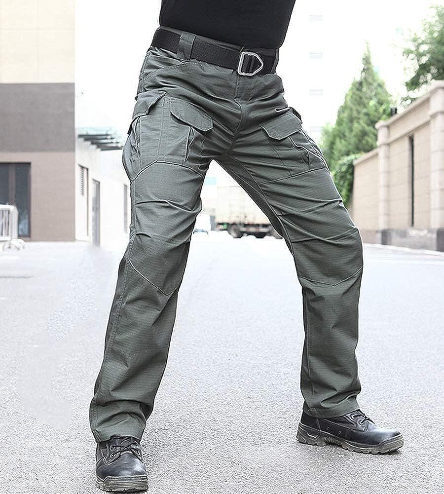(7 Pants) Men's Outdoor Tactical Pants Rip Stop Lightweight Waterproof Military Combat