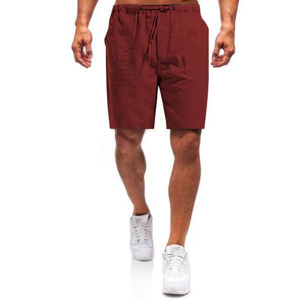 10 Pack Men's Linen Loose Casual Shorts