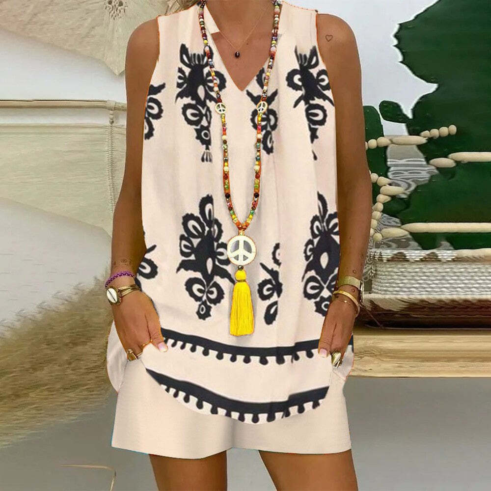 11 pack Sleeveless vest and shorts two piece set