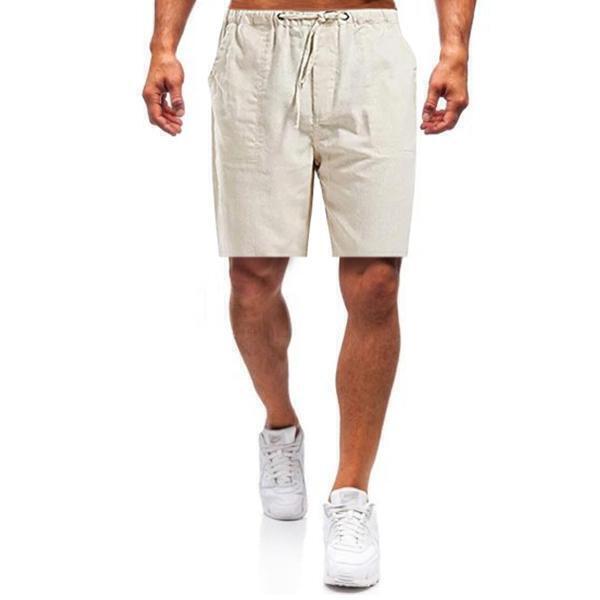 10 Pack Men's Linen Loose Casual Shorts