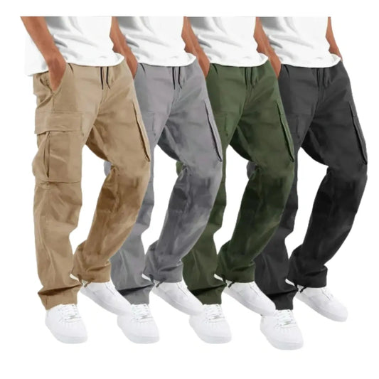 4-pack Men's Pocket Drawstring Cargo Pants